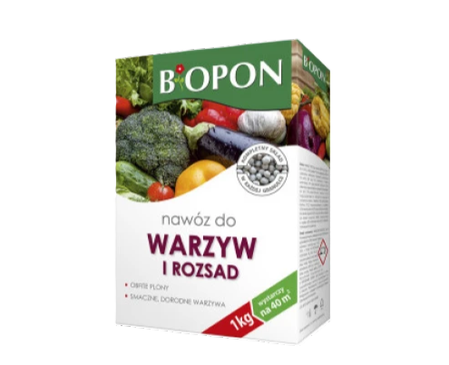 БИОПОН Удобрение для овощей и рассады 1 кг, Польша
